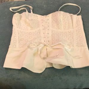 Victoria Secret crochet corset